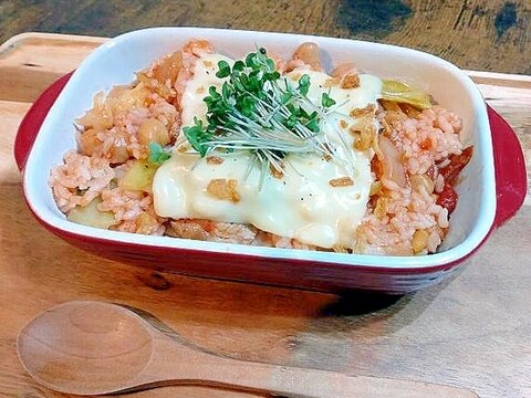 簡単 チーズ トマトリゾット ♪